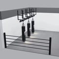 Boxing Gym Sliding Rail Punch Bag Bracket Trolley Rail Punchbag Rack Boxing Bag Rail System