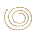 Wholesale 60cm Twist Chain Necklace - Stainless Steel Rope Jewelry for Men & Women