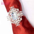 Napkin Ring Rhinestone Wedding Napkin Holder Gold for Table  Napkin Buckle Hotel Party  Decor Supplies