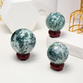 Wholesale Polished Quartz Natural Healing Crystal Crafts Druzy Moss Agate Sphere and Ball Old Product Category