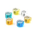 Hot Selling Birds Accessories Pigeon Foot Rings 8mm GPS Pigeon Ring Clip on Pigeon Rings