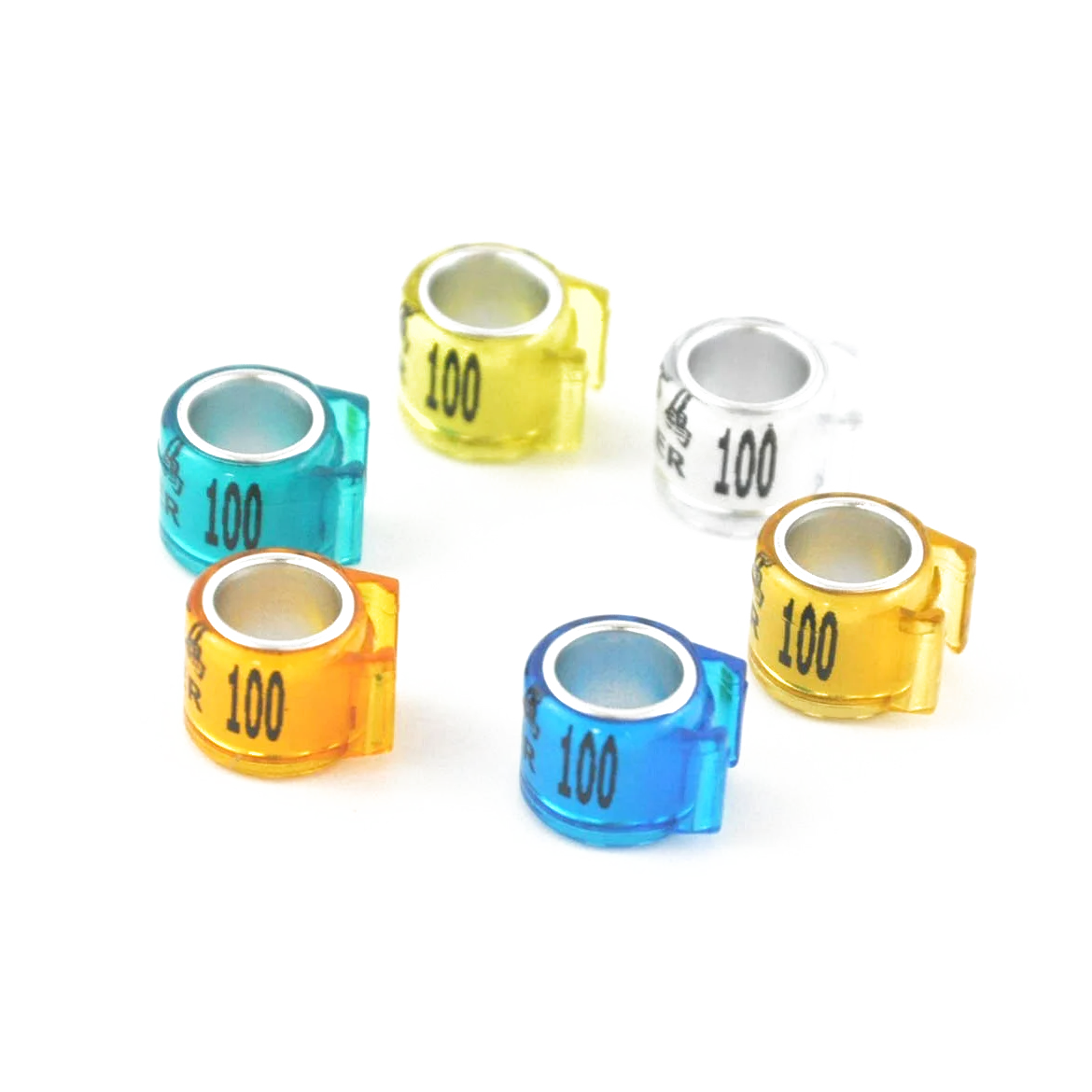 Hot Selling Birds Accessories Pigeon Foot Rings 8mm GPS Pigeon Ring Clip on Pigeon Rings
