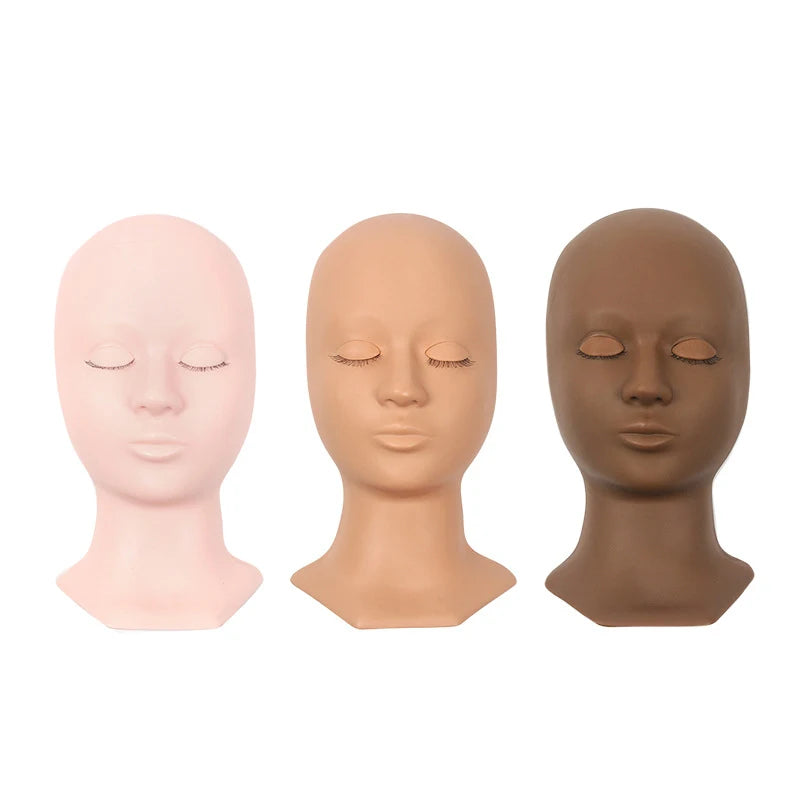 Factory Sale Practice Mannequin Doll Head for Eyelash Extension Training Lash Mannequin Head