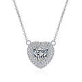 Luxury Heart Shape 2023 Moissanite Jewelry Shining VVS Moissanite Diamond Silver 925 Jewelry Trending Jewelry for 2023