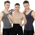 New Arrival Men's Compression Shirt Cool Fabric Sleeveless Slimming Vest Seamless Body Shaper Abs Abdomen Shaperwear