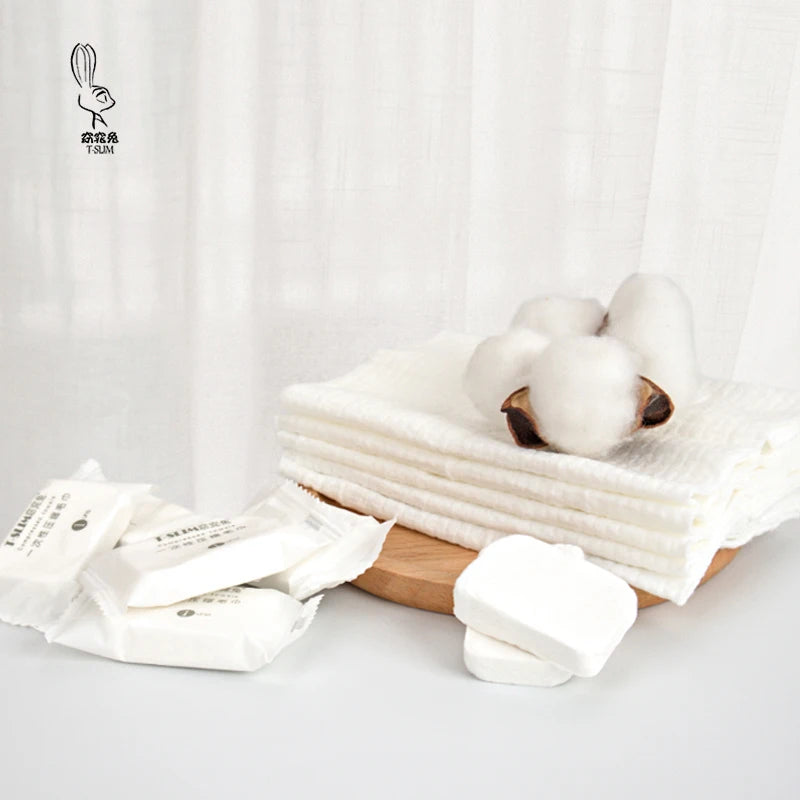 Desechables Toallas Comprimidas Mini Portable Hand and Face Cleaning Care Outdoor Travel Compressed Towel Disposable Face Towel