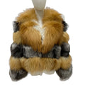 High Quality Eco-Friendly Breathable Cotton Polyester Casual Silver Fox Red Fox Crossover Women Winter Real Fox Fur Shearing