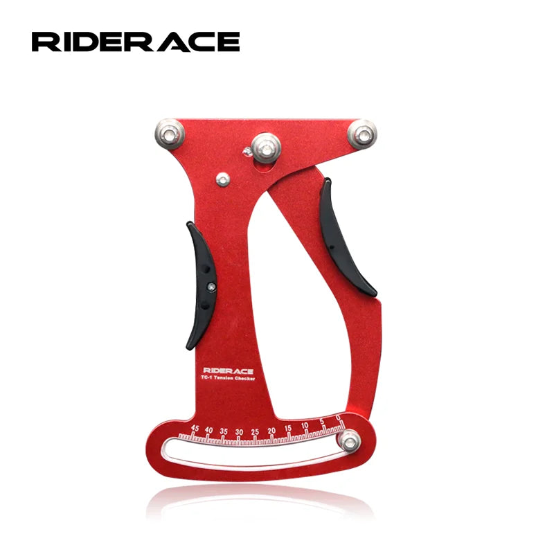 RIDERACE Bicycle Tool Spoke Tension Meter MTB Road Bike Wheel Spokes Checker Reliable Indicator Durable Tensiometer Repair Tools