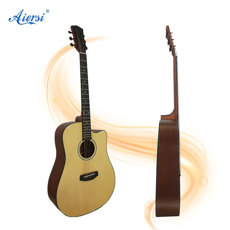 High Quality Acoustic Guitar 41Inch Solid Top Guitar