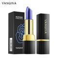 YANQINA Shining Metallic Lipstick Makeup Lip Stain Cosmetic Glitter Temperature Change Color Lipstick Gold Red Stick Lip Balm