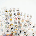 Nekoni Little Monk Series PVC Vinyl Cartoon Sticker for Cultural and Creative Stickers