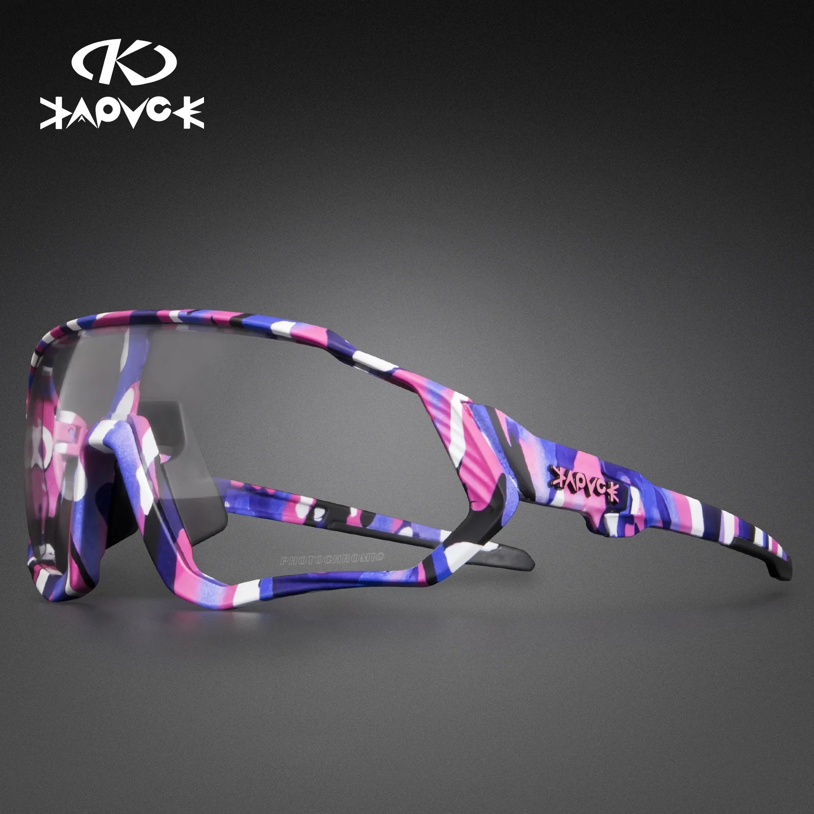 Photochromic Cycling Sunglasses Men Women Outdoor Sport Bicycle Glasses Bike Sunglasses Eyewear Gafas Ciclismo 1Lens