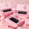 Professional Matte Dark Velvet Lash Trays 0.02 0.03 0.05 0.0 70.08 0.10mm Custom Lash Tray MegaBDM