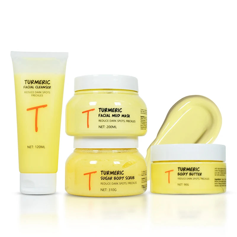 Exfoliating Private Gentle Spa Salt Super Whitening Turmeric Body Scrub
