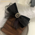 Sweet Bow Tie Headwear Double Organza Hairpin Duckbill Clip Hair Spring Clip Bowknot Hair Accessories for Woman