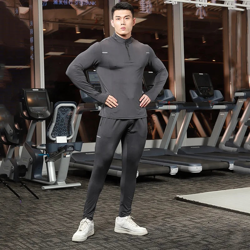 Wholesale High Quality  2 Pieces Casual Jogger Custom Logo Tracksuit Football Tracksuit Tracksuits for Men