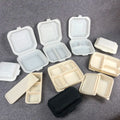 TT1 Promotion 15%off Biodegradable Sugarcane Bagasse Food Container Compostable Microwave Freeze Safe EU/LFGB Lunch Box