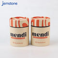 Manufacturer Biodegradable Kraft Paper Tube Containers Cocoa Powder Cardboard Cylinder Packaging Paper Tube With Metal Lid