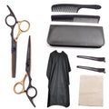 AQIABI 6'' Barber Cape Comb A1001 Hair Cutting Scissors Set Thinning Shears with Sharp Blade Tip for Hair Styling