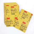200pcs 3M 1500 Grit 401Q Wet or Dry Sanding Paper Fine Abrasive Sheet for Auto Body Wet Paint Finishing Wetordry Blast Media