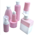 Low MOQ HDPE Plastic Matt Bottles with Screen Printing for Lotion Shampoo & Conditioner Set-Cosmetic Packaging for Women