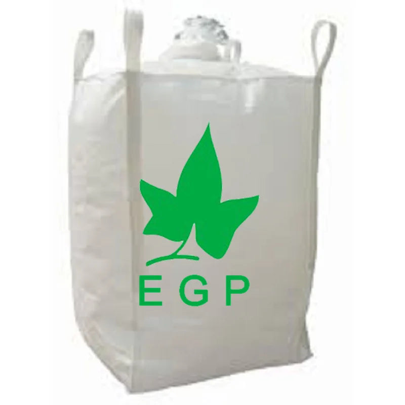 EGP 1000kg FIBC Bulk Bags Jumbo Big Bag Tons SF 5:1 1t 1.5t 2t for Sand Cement and Nut Customized Color Logo and Size