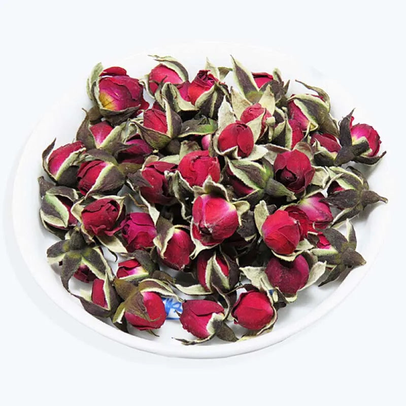 Natural Premium Raw Gold Edge Rose Herbal Tea Private Label Dried Flowers Skin Whitening Beauty Phnom Penh Rose Bulk Health Tea