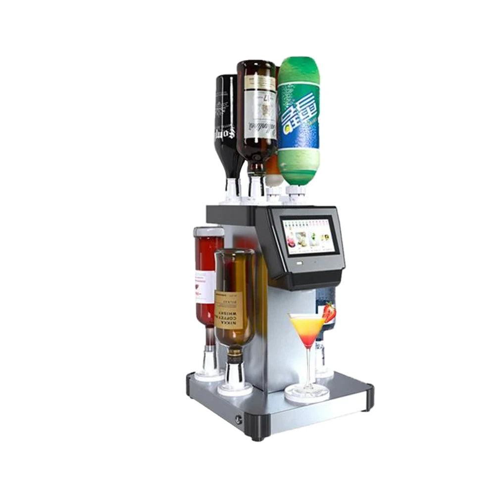 Aluminum Alloy & Plastic Cocktail Mixing Dispensing Machine with 220V Refrigeration for Party Use