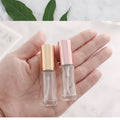 Wholesale Empty Mini Portable Clear 5ml Cylinder Round Perfume Decant Refillable Pump Spray Thick Perfume Glass Bottle