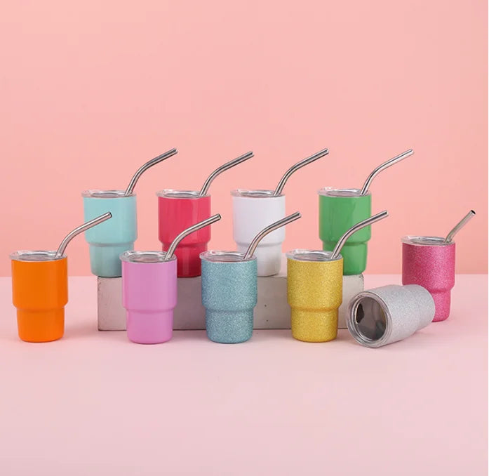 Wholesale Personalised Color Changing Insulated Stainless Steel Coffee Mug with Straw