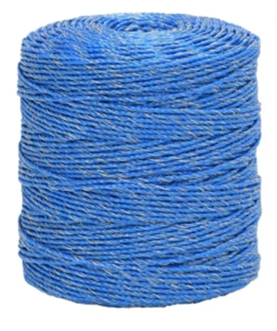 RIOOP Electric Fence Polywire for Electric Wire 2mm 3Strands Twisted Stainless Steel Conductors 3 X 016 Mm.
