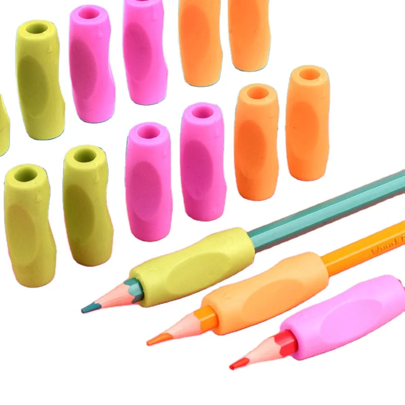 Wholesale Multicolour Flexible Pencil Grip Correct Pen Holding Posture