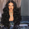 Wig Factory Wholesale High Temperature Synthetic Wigs Heat Resistant Long Curly Hairstyle Front Lace Wigs for Women