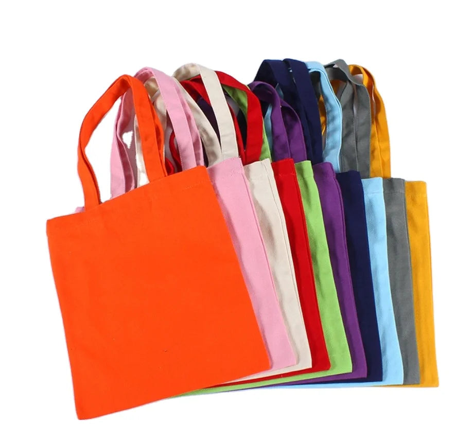 New Style Custom Women's Tote Bags Low MOQ Cotton Canvas Handbag Zipper Open Printed Gift On-trend Portable Shopping Accessory