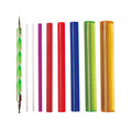 Ariste 28044 9-Piece Dot Painting Tools Set with Acrylic Sticks Mandala Designs for Art Sculpture & Pottery Polymer Clay