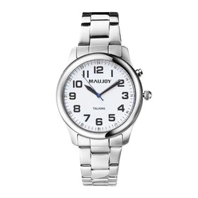 English Talking Watch for Women Speaks the Time Date or Alarm Time for Elderly Impaired Sight or Blind