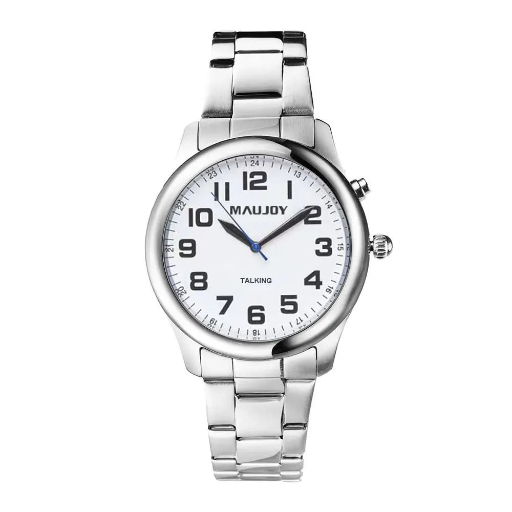 English Talking Watch for Women Speaks the Time Date or Alarm Time for Elderly Impaired Sight or Blind