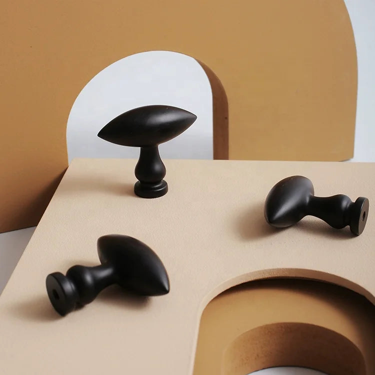 Hot Sale Silver Gold Black Brass Cabinet Handle Knobs for Drawer Door Cupboard Wardrobe Kitchen