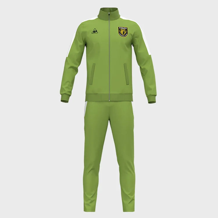Popular Sweatsuit Men's Casual Slim Fit Quick Dry Track Jogger Suit Custom Sublimation Logo Sport Tracksuits for Gym Fitness