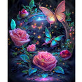 Beginner Adults Painting by Numbers Kit DIY Acrylic Flowers Butterfly Home Decoration 40x50 Landscape Subject Great Gift Idea