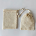 Custom Label 100% Organic Cotton Mesh Drawstring Makeup Remover Pad Bags