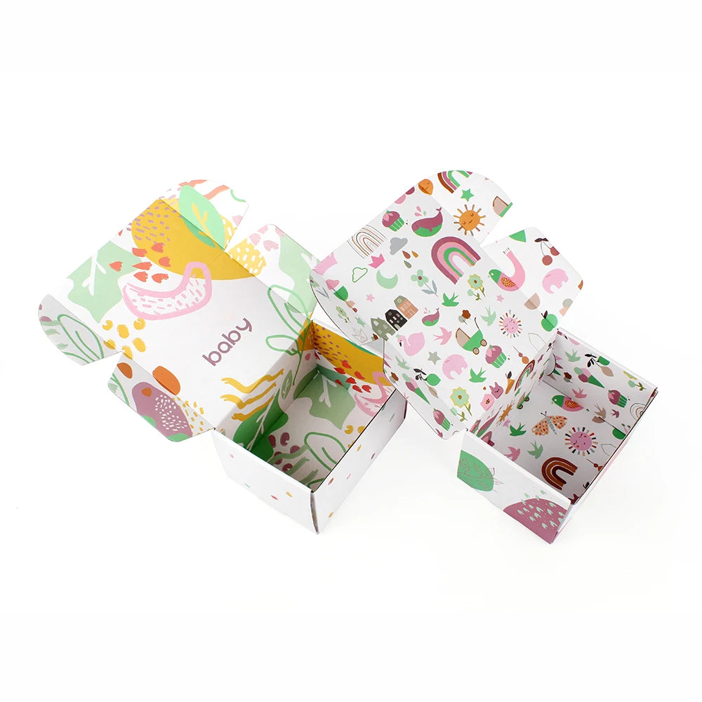 Hot Sale Single Matt Lamination Corrugated Gift Packaging UV Coating Embossing Recycled Materials Single Folder Mailer Shipping