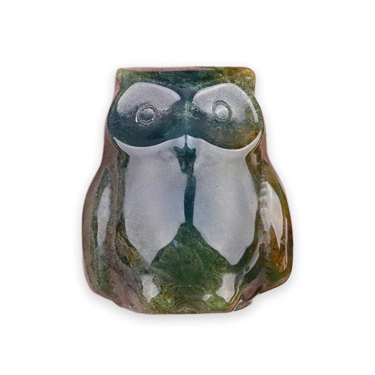 Newest Arrivals Wholesale Natural Fancy Jasper Agate Healing Stones Carved Owl Statues for Home Decoration