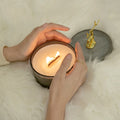 Luxury Aroma Candle Gift Set Professional Custom Crystal Dome Cover Frosted Glass Jar Scented Candle