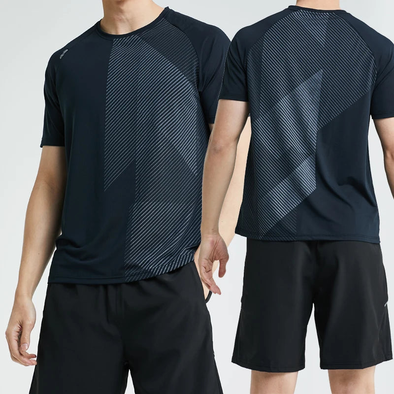 Wholesale Customize Quick Dry Gym T-shirts Short Sleeve Athletic Running Lightweight Workout Tshirts for Men