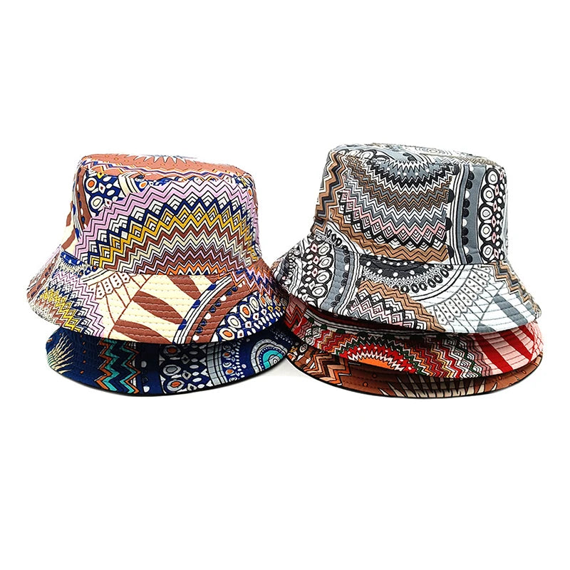 Landfond Tie Dyed Fisherman Hat Unisex Spring and Autumn Dustproof Sun Hat Bucket Hats Designer