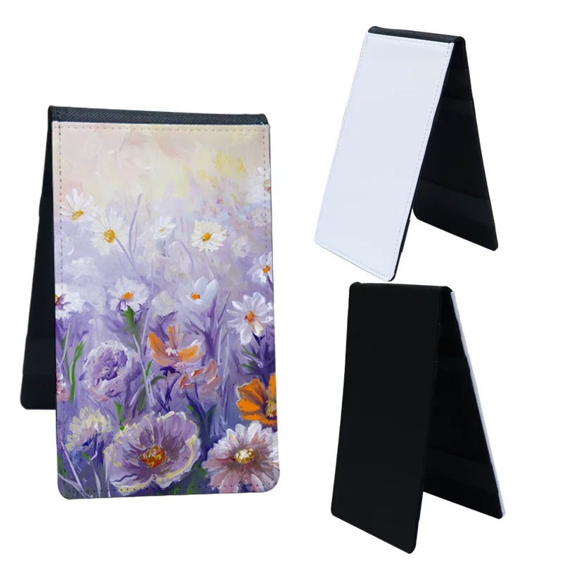 Custom Logo Sublimation Blank Outdoor Leather Golf Scorecard Holder Score Card