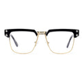 New Anti-blue Light Glasses Square Frame Flat Mirror Glasses Frame Men's and Women's Myopia Glasses
