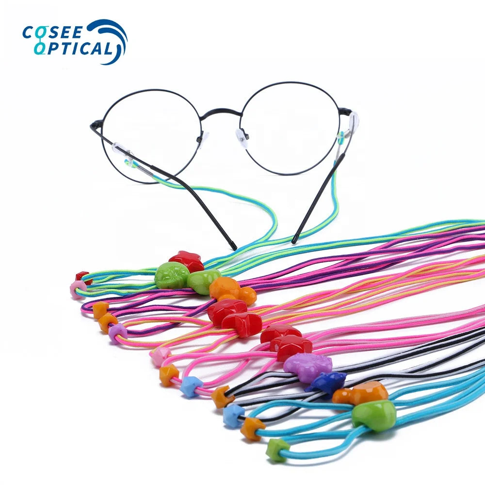 Cute Anti Slip String Strap for Kids Glasses Colorful Elastic Children's Glasses Sunglasses Cords Lanyard