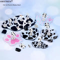 Nail Art Practice Display Stand Chess Board Magnetic Tips Milk Cow Heart Pattern Holder Acrylic Display Tray